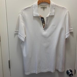 Burberry London White polo shirt XL